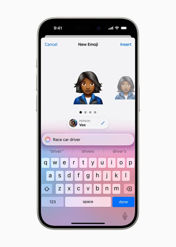 Les utilisateurs pourront créer des émojis avec Apple Intelligence. Les utilisateurs pourront créer des émojis avec Apple Intelligence.