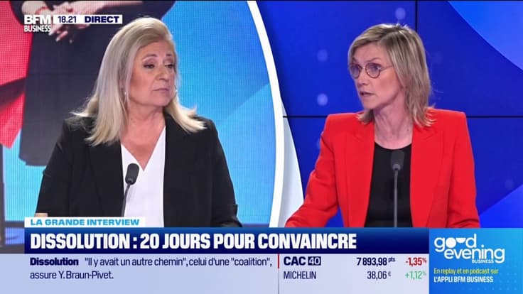 "Nous allons porter un programme audacieux" pour les législatives, indique Agnès Pannier-Runacher, ministre déléguée auprès du ministre de l'Agriculture