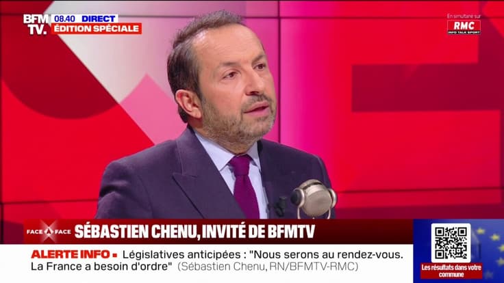 "On incarne ce vote d'espoir", affirme Sébastien Chenu