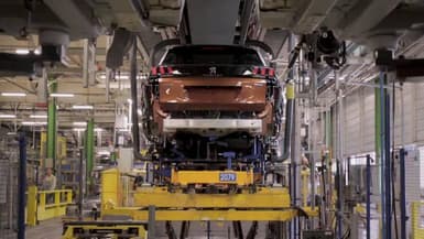 La production du Peugeot 3008 à l'usine de Sochaux (Doubs)

