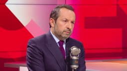 Sébastien Chenu, le porte-parole du Rassemblement national, sur BFMTV le 10 juin 2024, après l'annonce de la dissolution de l'Assemblée nationale.
